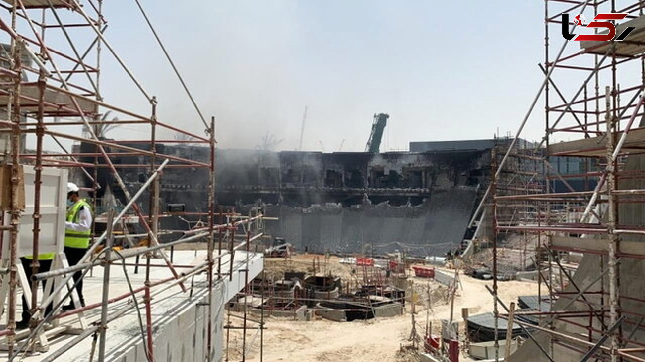 آتش سوزی در نمایشگاه اکسپوی دوبی