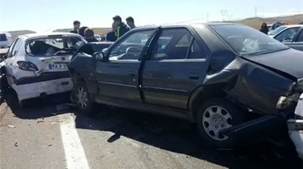  تصادف 4 خودرو در بزرگراه شهید چمران+ جزئیات