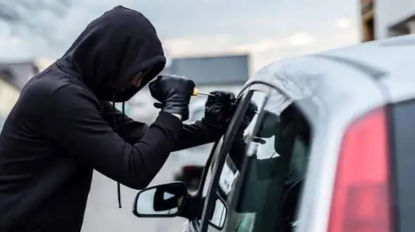 ببینید / لحظه ترسناک سرقت گوشی از دختر جوان داخل خودرو در خیابان پاسداران تهران + فیلم