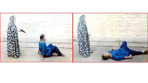 تصاویر بازسازی صحنه قتل مرد عراقی در خیابان دولت از سوی دختر تاجر تهرانی