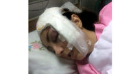سقوط وحشتناک دختر دانشجو میهمانداری هواپیما از سرسره نجات در اصفهان+عکس