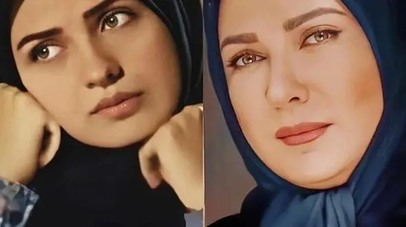 عکس لعیا زنگنه با نوه‌های بانمکش ! / سایه پیری بر چهره خانم بازیگر !