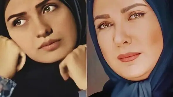 عکس لعیا زنگنه با نوه‌های بانمکش ! / سایه پیری بر چهره خانم بازیگر !