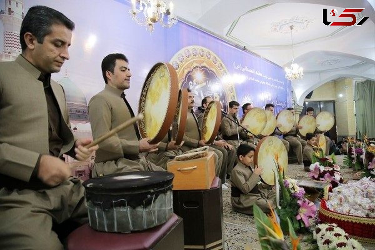 برگزاری بزرگترین مراسم مولودی‌خوانی کشور در سنندج