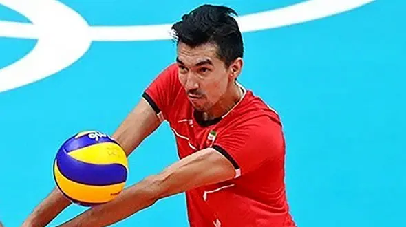 عکس عروسی آقای والیبالیست تیم ملی /  چهره شیک عروس و داماد را ببینید ! 