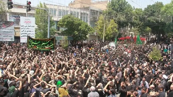 گزارش رکنا از عزاداری مردم کرمانشاه در روز عاشورا + فیلم و عکس