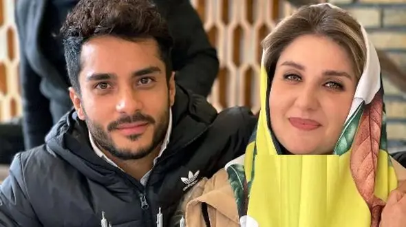 نگاهی چیدمان دلباز و ایرانی‌پسند خانه‌ی پدری مادرشوهر  گلوریا هاردی با مبلمان یاسی و طوسی/ رنگ پرده‌ای که انتخاب کردن چقدر به کاغذدیواری بژ رنگشون میاد!