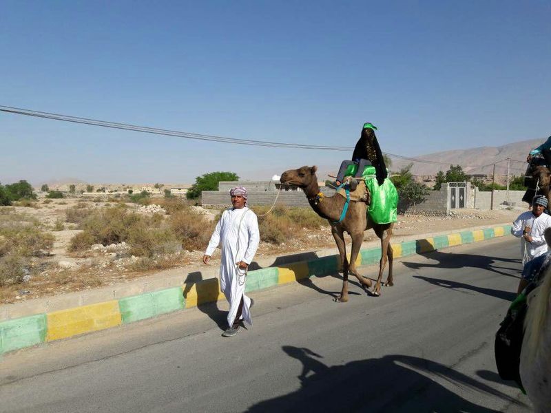 حرکت نمادین کاروان امام حسین(ع) به سمت کربلا