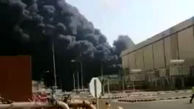 فیلم آتش سوزی بزرگ  در نیروگاه برق عربستان