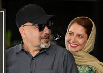 ویدئو/نگاهی به تیپ و استایل شیک رضا عطاران، و آیدا ماهیانی در اکران فیلم «صددام»/ درخشش شبنم قربانی با استایل خوش آب و رنگ بهاری
