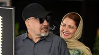 ویدئو/نگاهی به تیپ و استایل شیک رضا عطاران، و آیدا ماهیانی در اکران فیلم «صددام»/ درخشش شبنم قربانی با استایل خوش آب و رنگ بهاری