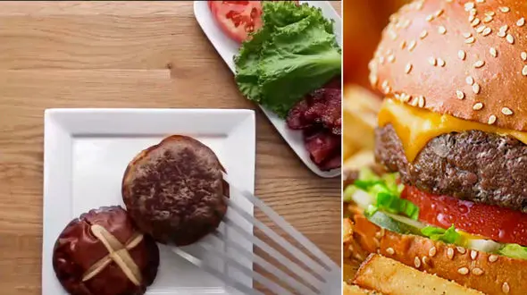 طرز تهیه برگر آمریکانو+فیلم