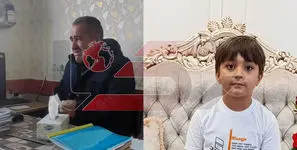 فیلم جگرسوز گریه های  آقا معلم با شنیدن خبر فوت دانش آموزش آیدین کوچولو / شبستر در غم و ماتم