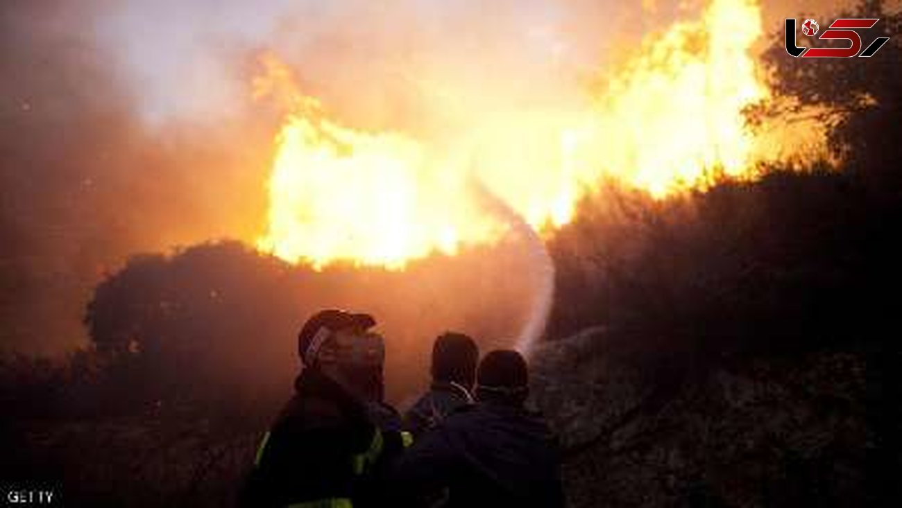  آتش سوزی مهیب در پالایشگاه حیفا