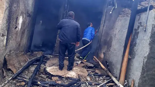 2 عکس تلخ از صحنه کشته شدن دانشجو معلم در مشهد / زنده زنده سوخت !