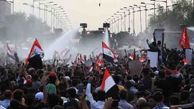 تجمع گسترده معترضان عراقی در میدان التحریر
