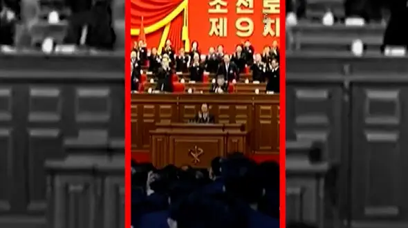 فیلم لحظه اعلام رهبری دوباره کیم جونگ اون