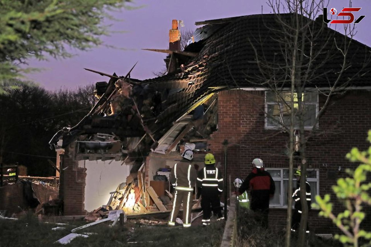 انفجار وحشتناک خانه ای در انگلیس +تصاویر