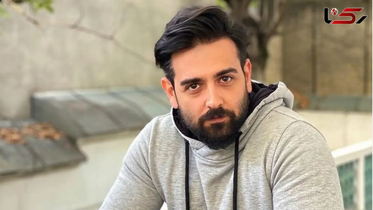 تیپ جدید آقای بازیگر با ریش بلند و شلوارک