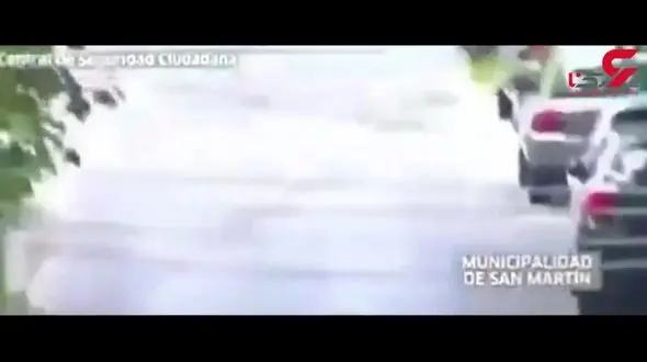 تعقیب و گریز مرگبار زورگیران توسط پلیس + فیلم لحظه به لحظه / آرژانتین