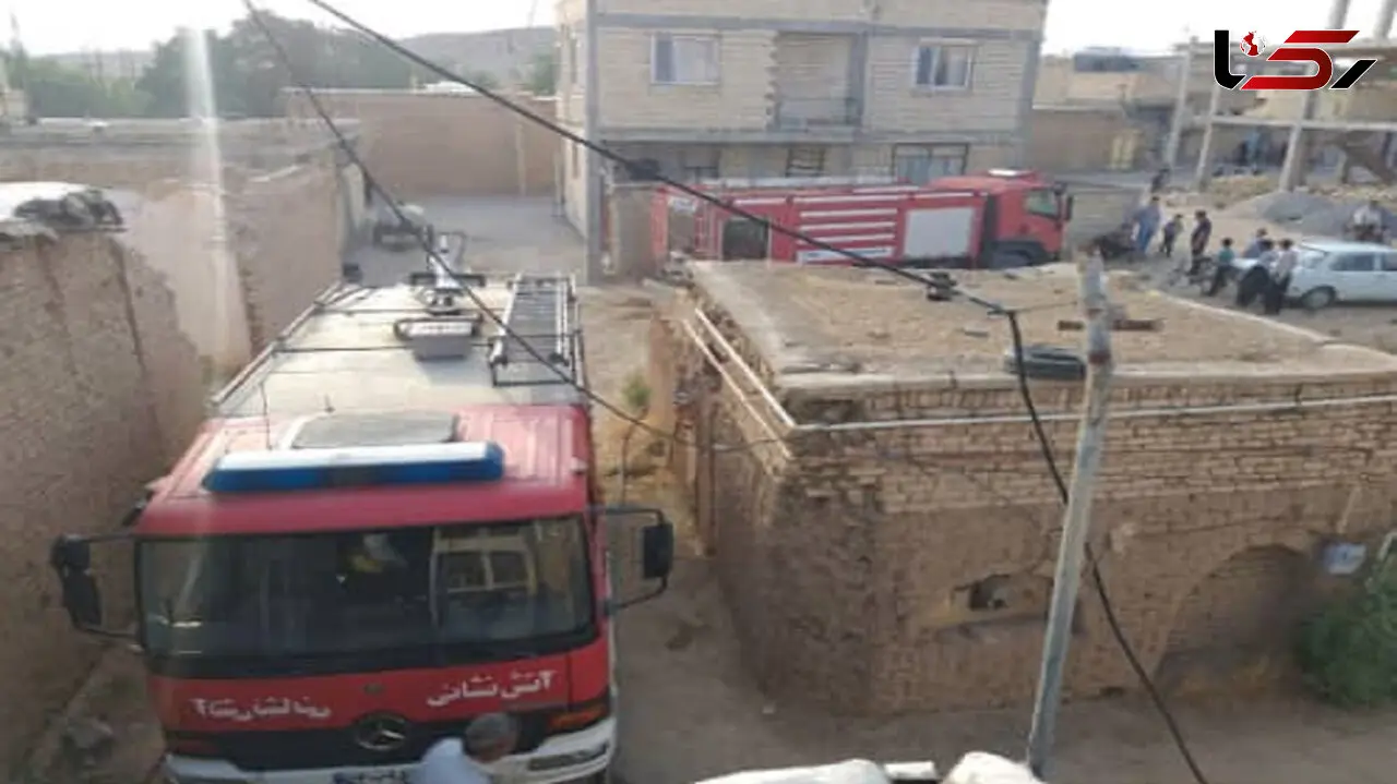 کودک بازیگوش خانه را به آتش کشید / در شهرکرد رخ داد