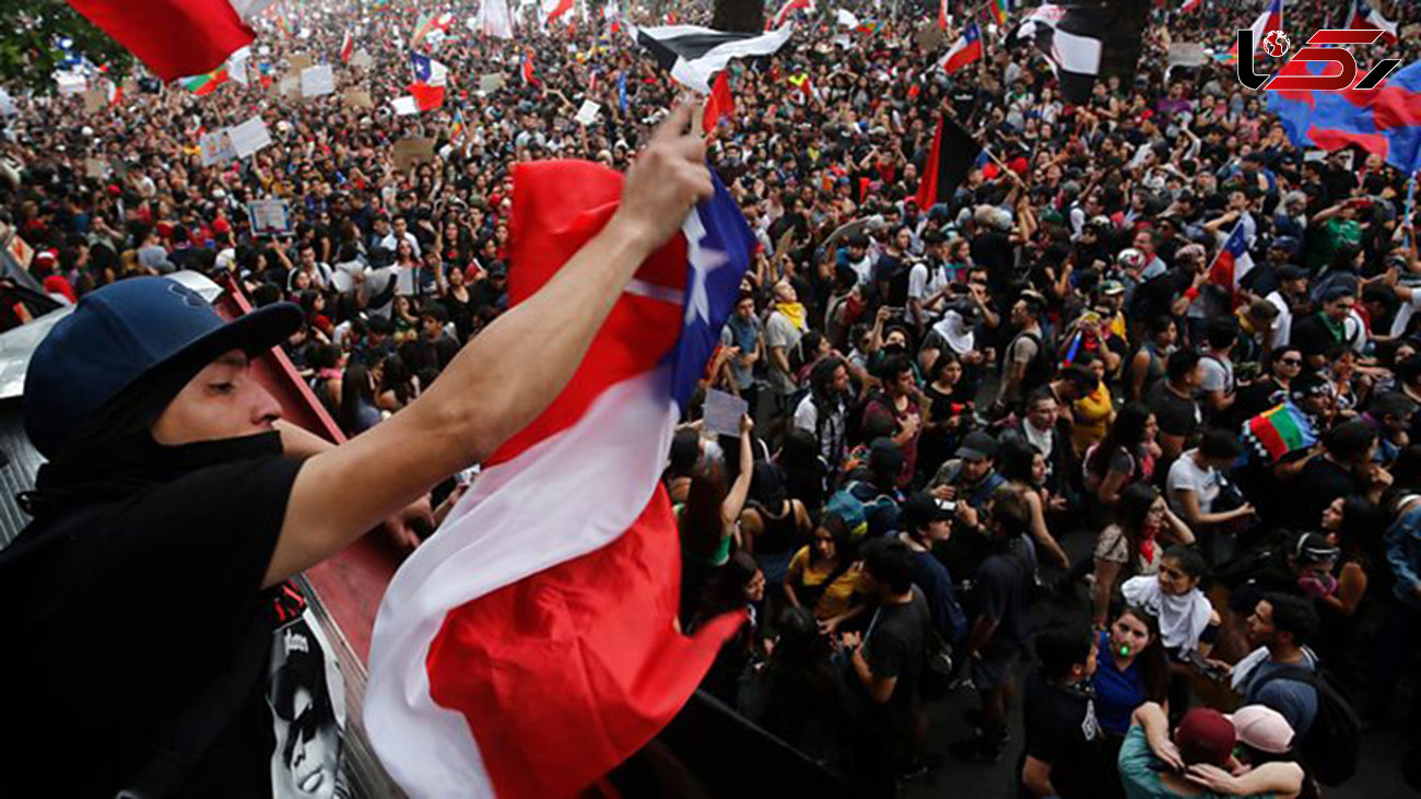 کرونا اعتراضات شیلی را راه انداخت / نرخ بیکاری دوبرابر شد + تصاویر