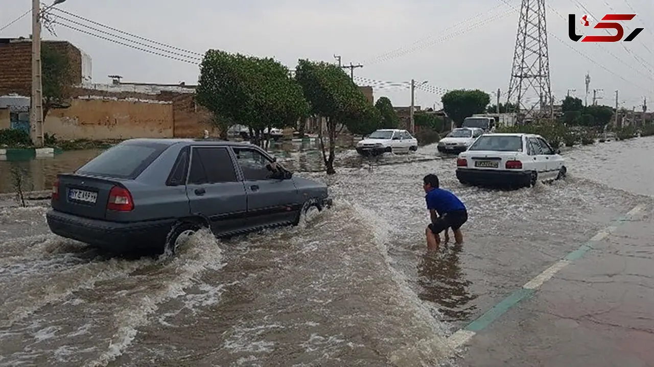 خیابان های اهواز زیر آب رفت! + فیلم