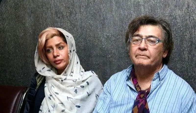 رضا رویگری و همسرش