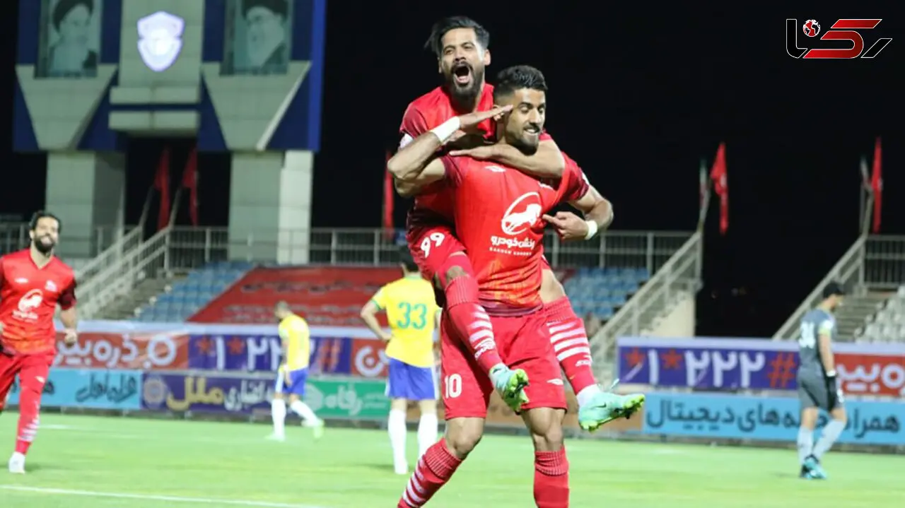 گل اول تراکتور به پرسپولیس + فیلم