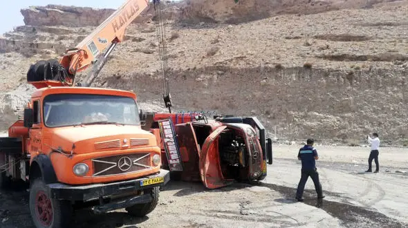 3 مرد در تصادف خودروهایشان زنده زنده سوختند + فیلم و عکس ها 