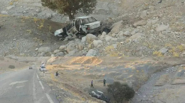 3 فوتی و  مصدوم در پی سقوط پراید به دره/  در دهلران رخ داد