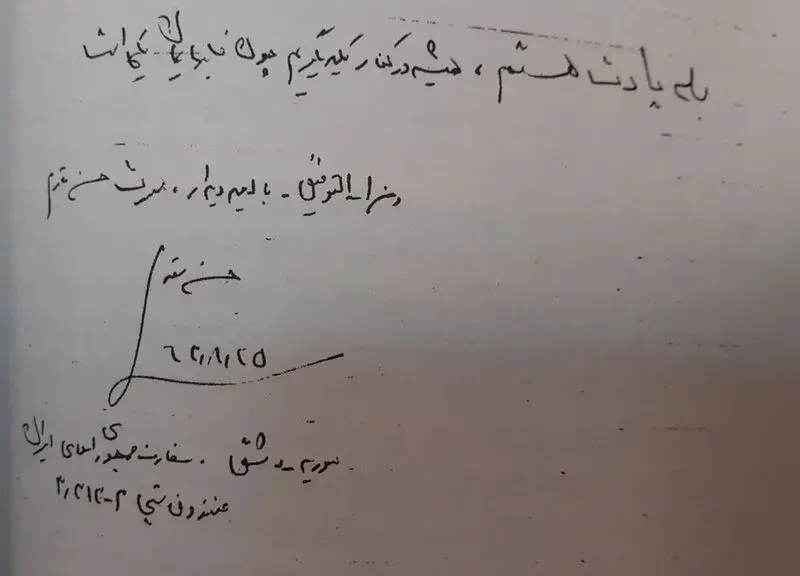 شهید طهرانی مقدم نامه