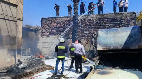 قاچاق سوخت 3 خانه در بم را منفجر کرد / همه چیز خاکستر شد + جزییات