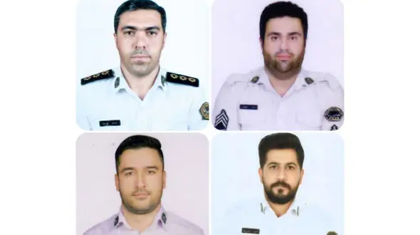 اولین تصاویر از تشییع پیکر شهدای راهور خاش