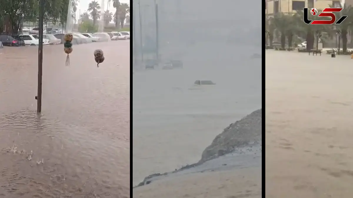 بندرعباس با آبگرفتگی و روان آب گسترده مواجه شد/ سلحشور: هلال‌احمر هرمزگان در آماده‌باش صددرصدی است  + صوت