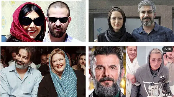 عکس 8 زوج بازیگری که طلاق گرفته اند ! / حتی خسرو شکیبایی + عکس ها