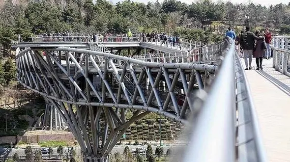 جانمایی دیوارهای شیشه‌ای روی پل طبیعت برای جلوگیری از خودکشی