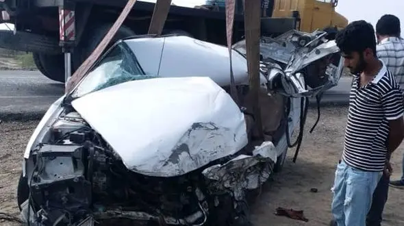 مرگ دردناک یک زن زیر کامیون / در میناب رخ داد