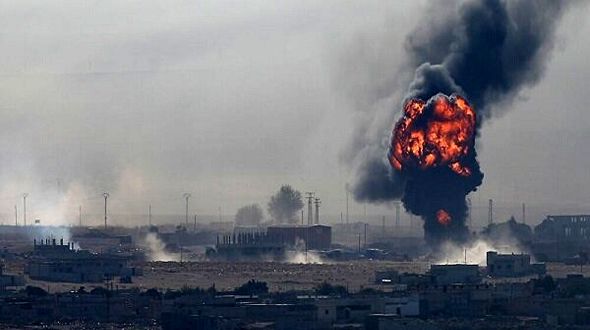 Syria's Al-Bukamal targeted by unidentified drone