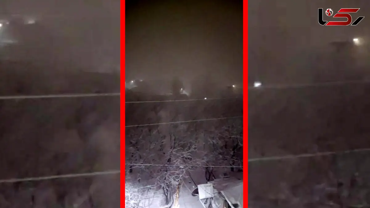 فیلم برف سنگین در دشت مشا دماوند