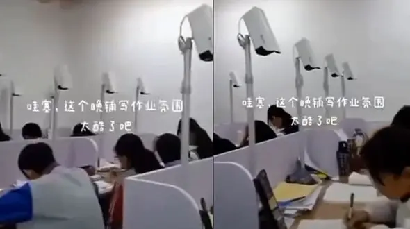 نظارت عجیب با دوربین مداربسته در چین + فیلم 