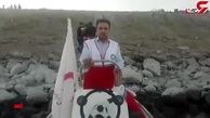 فیلم نجات مرد ۷۰ ساله در دریاچه ارومیه + جزییات