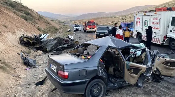 18 نفر در تصادف زنجیره‌ای هندیجان مصدوم شدند/ نام کودکان در فهرست مصدومان