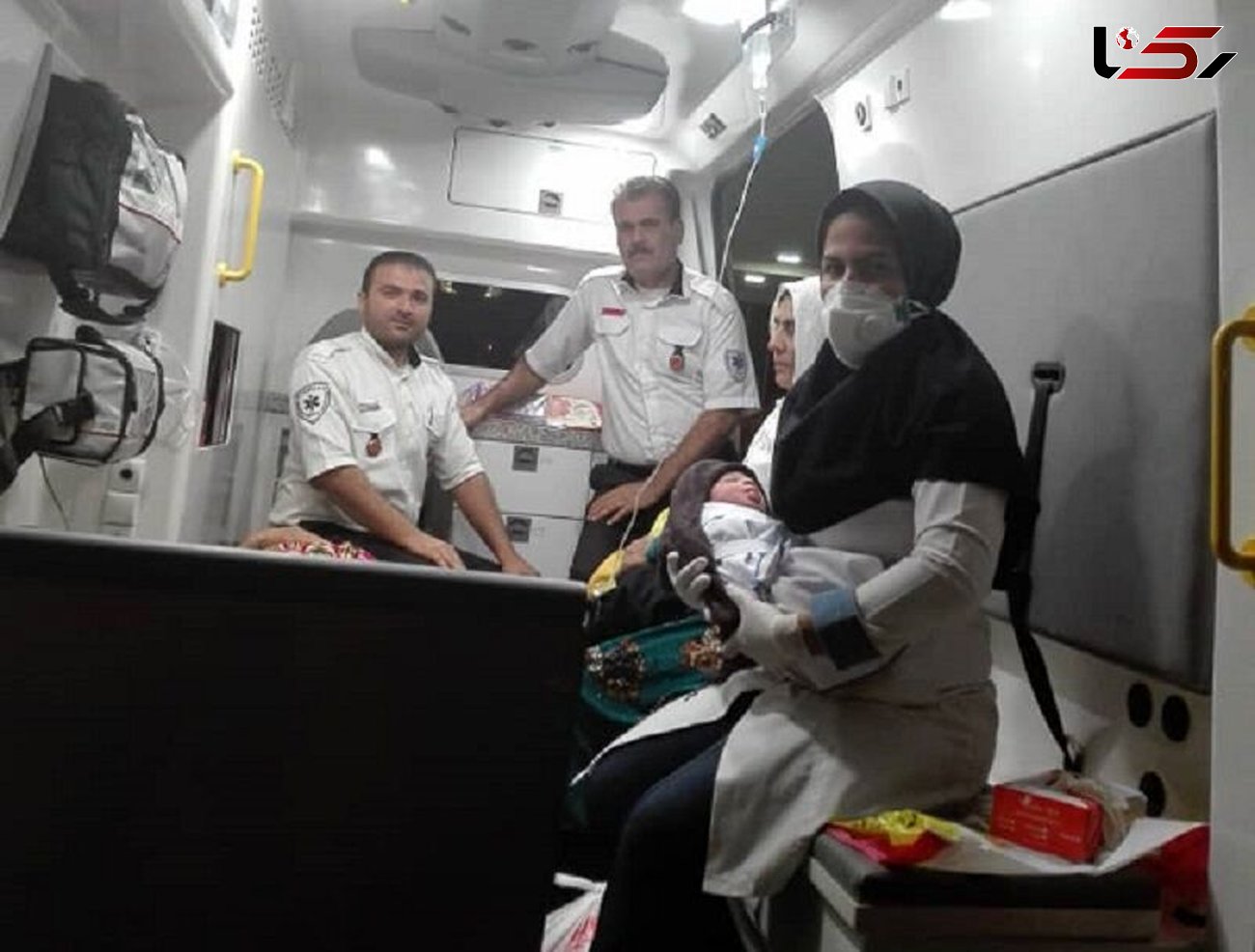 غم کرونا با شادی تولد نوزاد بوشهری از بین رفت + عکس