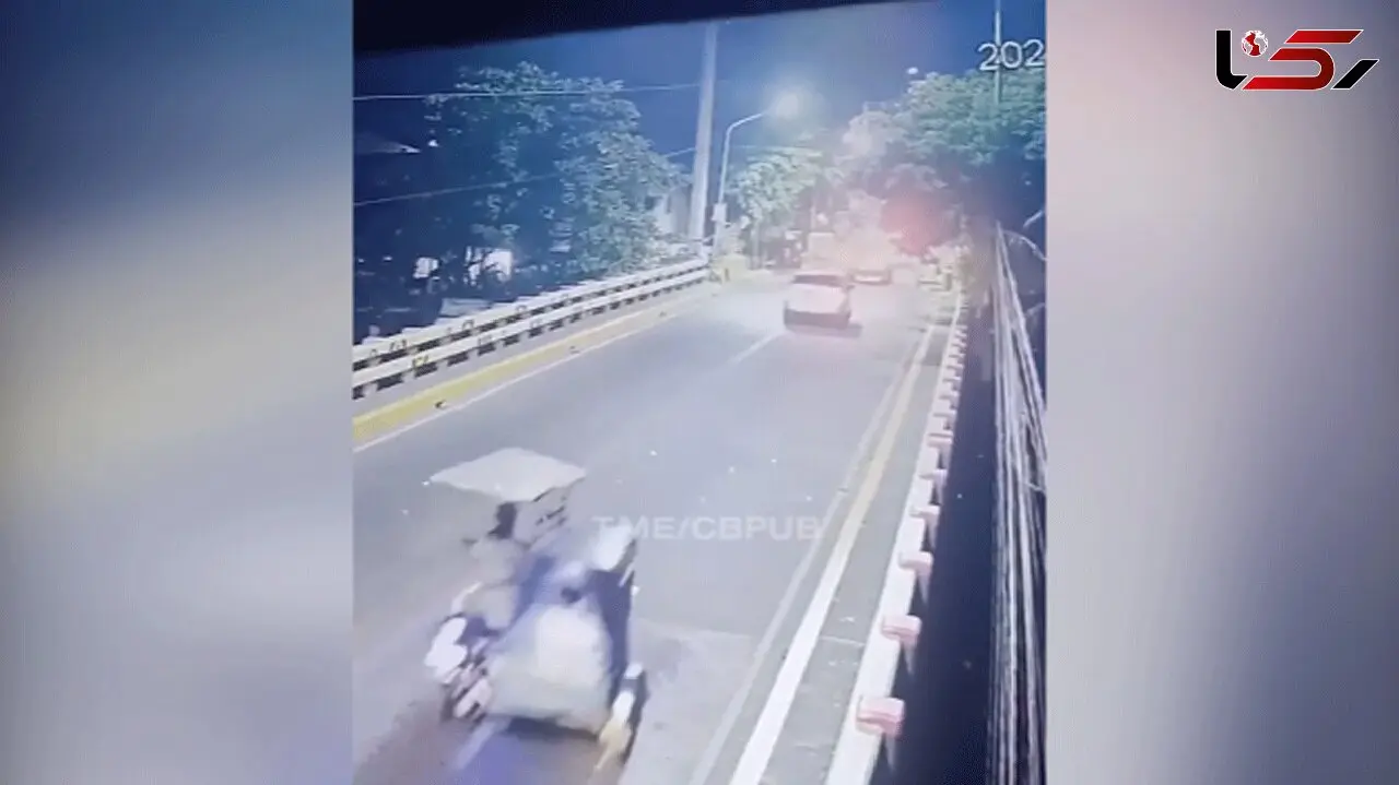 فیلم وحشتناک از  شاخ به شاخ شدن موتور با شاسی بلند / راننده درجا جان داد