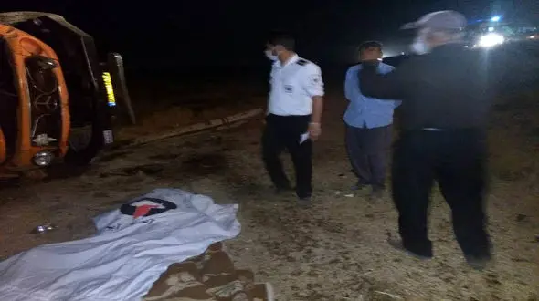 تصادف مرگبار کامیون در نظر آباد + عکس