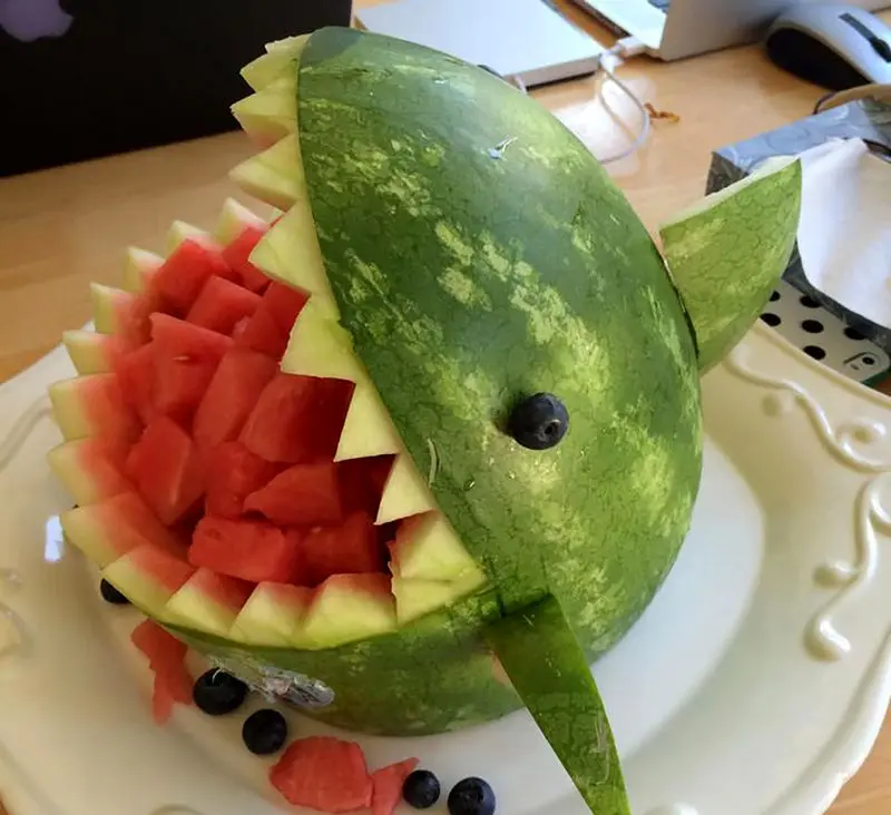 تزیین هندوانه عروس