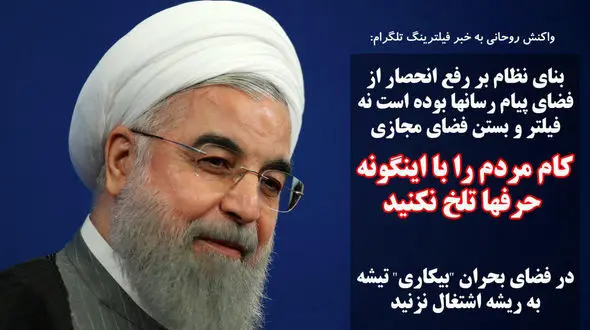 دستور روحانی برای رفع انحصار پیام‌رسان‌های خارجی 