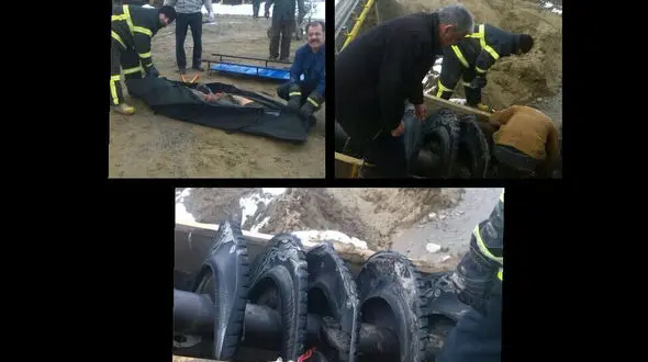 عکس وحشتناک / کارگر شازندی در دستگاه چرخ شد / 16+