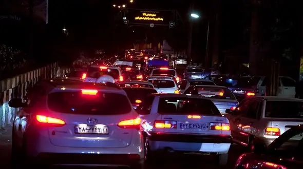 ترافیک فوق سنگین آزادراه رشت - قزوین نرسیده به رودبار + فیلم